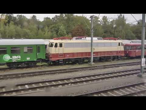 Bw Rottweil - Vorbeifahrt mit alten Loks & Wagen