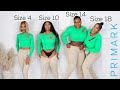 SIZE 4 Vs 10 Vs 14 Vs 18 Ft 24 TRY ON SAME PRIMARK OUTFITS