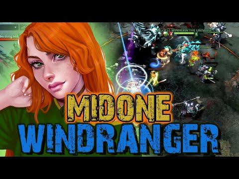 Quick Thinking Midone Windranger Suppport - The power of Wind