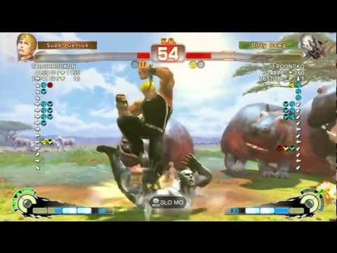 Super Street Fighter IV AE2012 - PoongKO (Seth) Vs TAIJOHROUKUN (Cody)