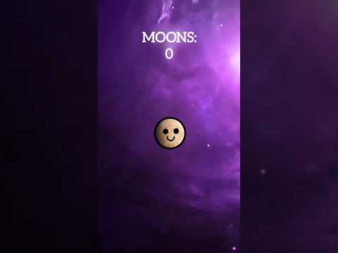 How many moons have solar system's planets. #moon #earth #neptune #saturn