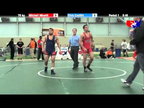 Mitchell Minotti vs. Chris Castillo at 2013 ASICS University Nationals - FS