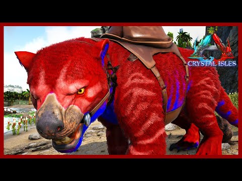 Stealing Wyvern Eggs To Make Extraordinary Kibble! Thylacoleo Taming! Crystal Isles Map! Ep16!