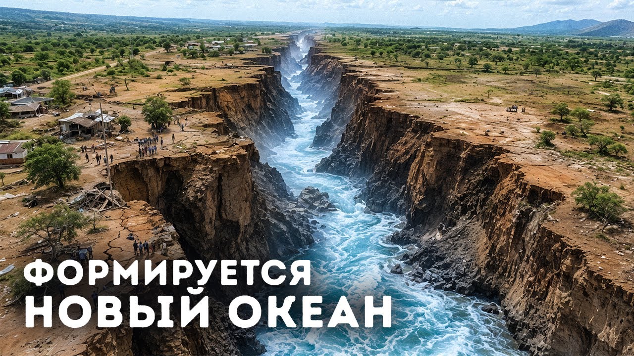 Новая трещина в земле под Замбией - и она растет