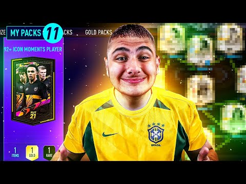 11x 92+ Moments Icon packs decide my FUT Champs team..