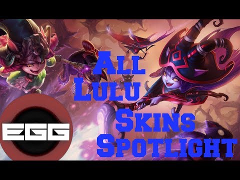 All Lulu Skins Spotlight - League of Legends Skin Review [HD]