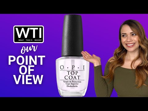 OPI Top Coats Nail Polish - WTI product video review