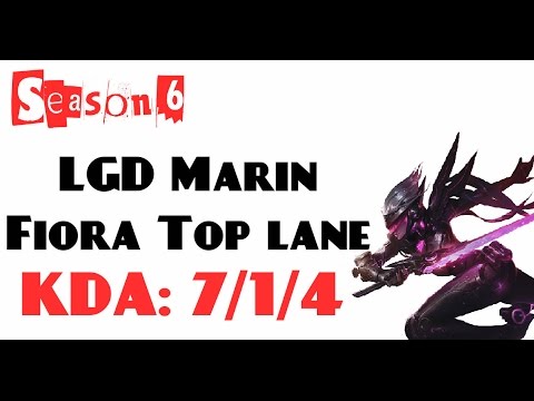 Korea Challenger LOL - LGD Marin - Fiora Top lane (Feb 20, 2016)