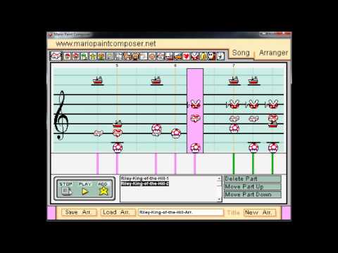 King of the Hill Theme Song - Mario Paint Composer - Riley Herder