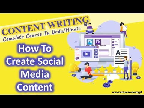 How to create social media content | Steps for creating | Content Writing Course