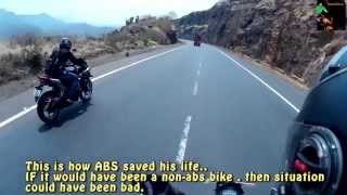 This is how ABS - anti-lock braking system save life.