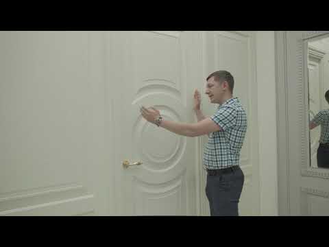 Межкомнатные двери с кругом и стеновыми панелями Academy TOULON