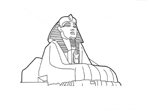 How to Draw the Sphinx / Как нарисовать Сфинкса