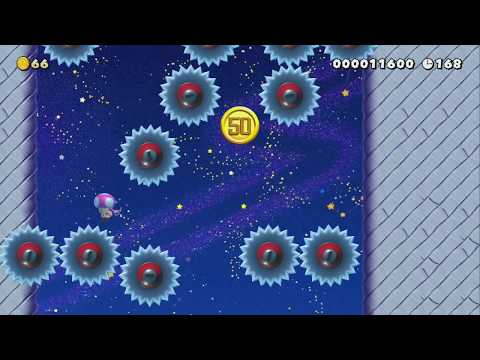 Impossible Wall Jumps by Andr3www - Super Mario Maker 2 - No Commentary 1bv