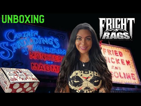 CAPTAIN SPAULDING'S MUSEUM OF MONSTERS AND MADMEN BOX SET | Unboxing | Fright Rags