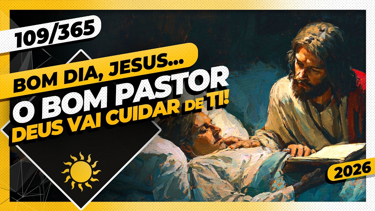 O BOM PASTOR: DEUS VAI CUIDAR DE TI - Bom dia, Jesus! 109/365 (2026)
