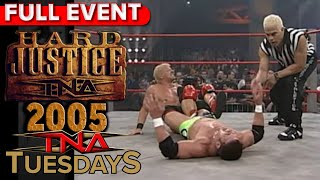 Hard Justice 2005 | FULL PPV | Jeff Jarrett vs AJ Styles  With Guest Ref Tito Ortiz!
