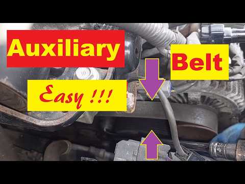 How To Change The Auxiliary Belt On A Toyota Previa / Estima !!!!