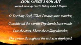 How Great Thou Art