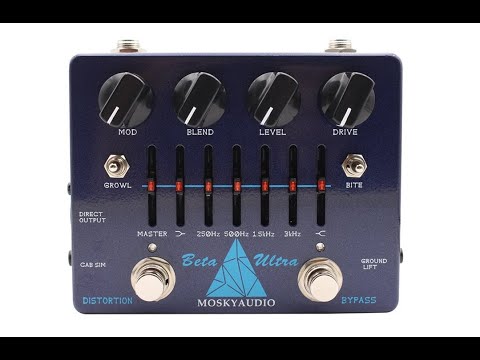Mosky Beta Ultra Bass Preamplifier Pedal with Distortion 6 Band EQ,price include the import duty for US buyer image 5