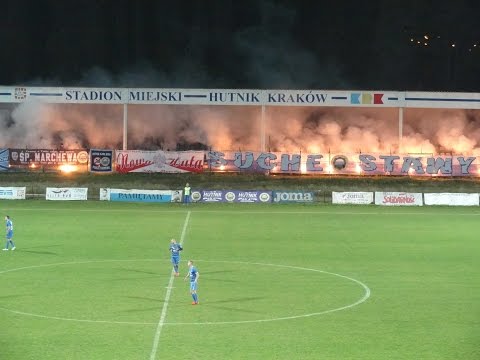 HUTNIK Nowa Huta - Wiślanka Grabie (Oprawa i doping kibiców)