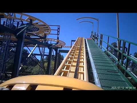Front row point of view footage of Sidewinder Safari