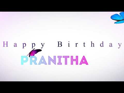 Happy birthday pranitha