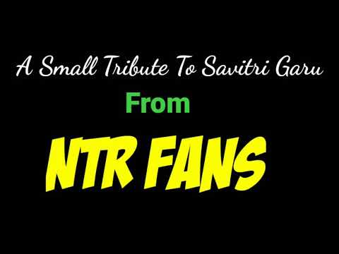 MAHANATI SAVITRI GARU BIRTHDAY SPECIAL VIDEO