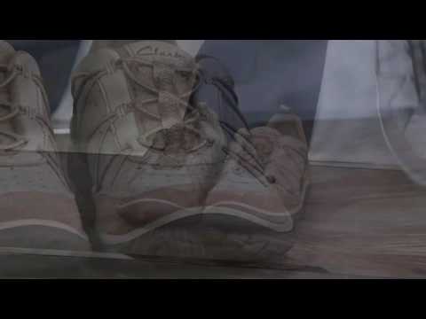 Clarks Outdoor Leather Bungee Lace-up Sneakers - Aria Flyer on QVC