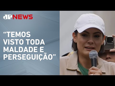 Michelle lamenta humilhação e injustiça contra Jair Bolsonaro durante 7 de Setembro; veja a íntegra