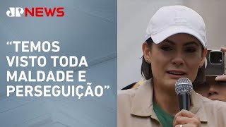 Michelle lamenta ‘humilhação’ e ‘injustiça’ contra Jair Bolsonaro durante 7 de Setembro; veja a íntegra