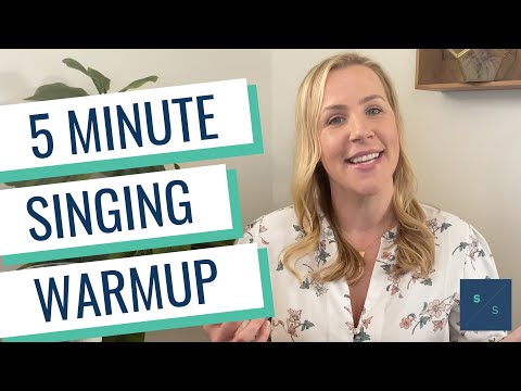 5 Minute Singing Warm Up | Quick & Efficient | with the Singing / Straw
