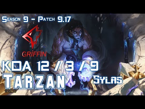 GRF Tarzan SYLAS vs OLAF Jungle - Patch 9.17 KR Ranked