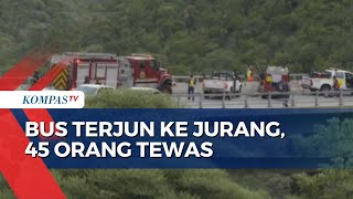 Download lagu Kronologi Bus Terjun ke Jurang Sedalam 50 Meter, 45 Orang Tewas mp3