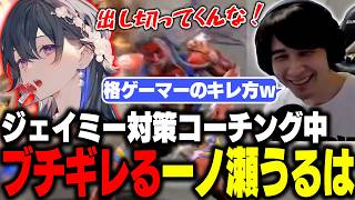 ジェイミー対策コーチング中に格ゲーマーのキレ方をする一ノ瀬うるはに関心するナウ【スト6 / 切り抜き / ナウマン】