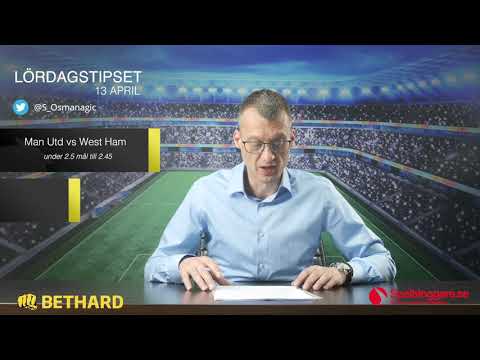 Speltips: Manchester United - West Ham & Southampton - Wolverhampton 13/4