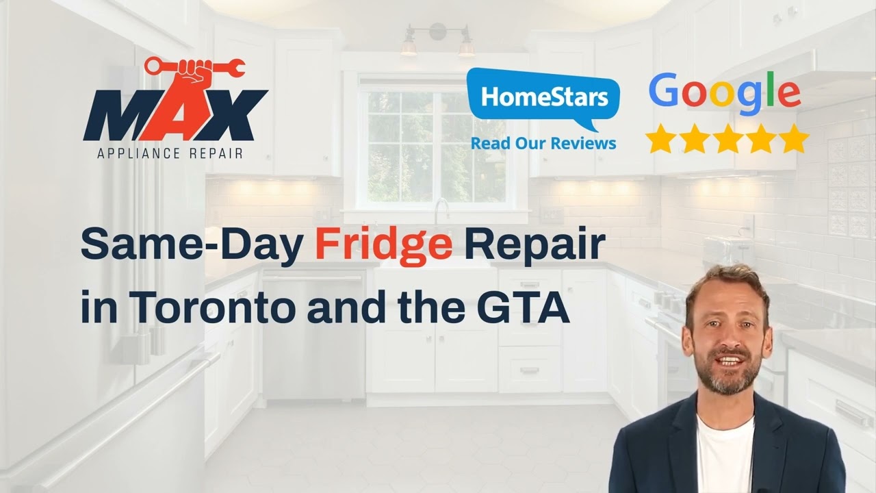 Same Day Fridge Repair in Toronto and the GTA by Max Appliance Repair