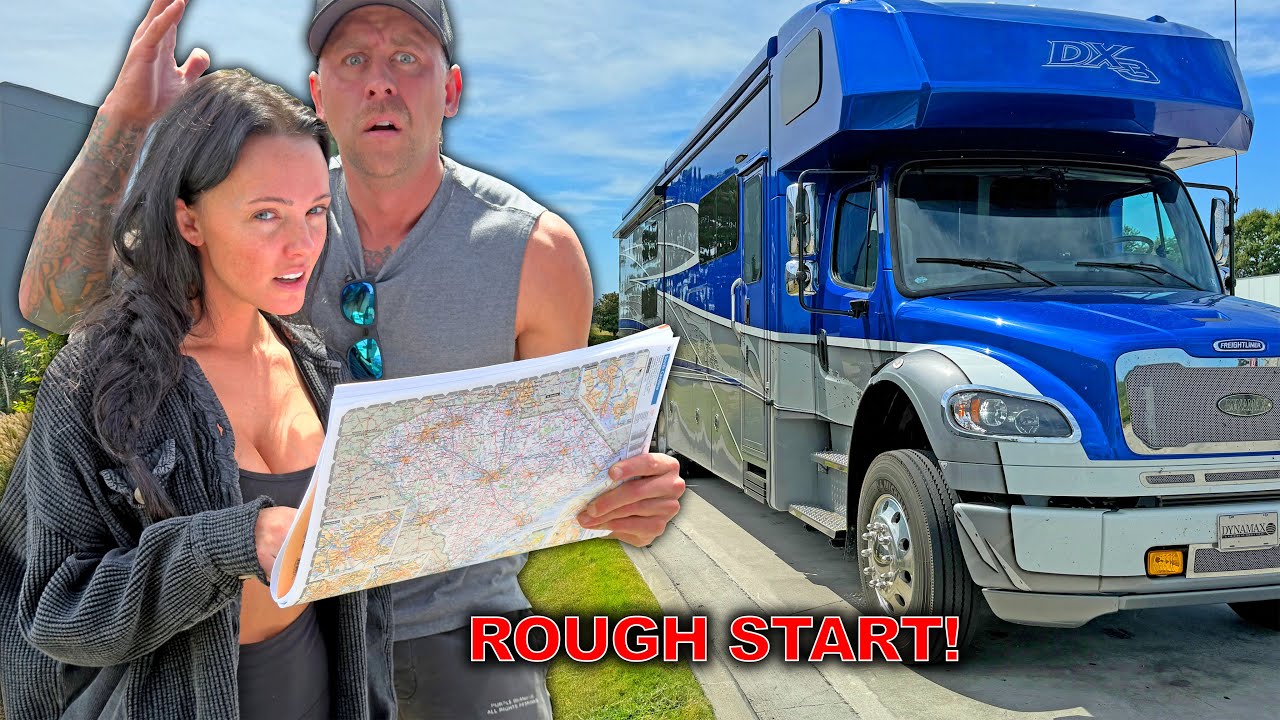 DAY 1 - Driving As Far Across The Country As Possible! Things Went South Fast!