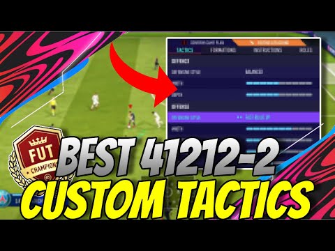 FIFA 21 BEST 30-0 41212 (2) PRO CUSTOM TACTICS FIFA ULTIMATE TEAM 1ST IN WORLD | HOW TO USE 41212(2)