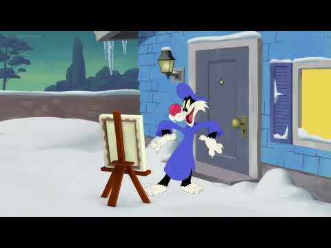 New Looney Tunes Cartoons Sylvester paints a picture for Porky