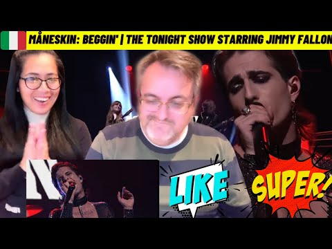 🇩🇰NielsensTv REACTS TO🇮🇹Måneskin: Beggin' | The Tonight Show Starring Jimmy Fallon💕👏