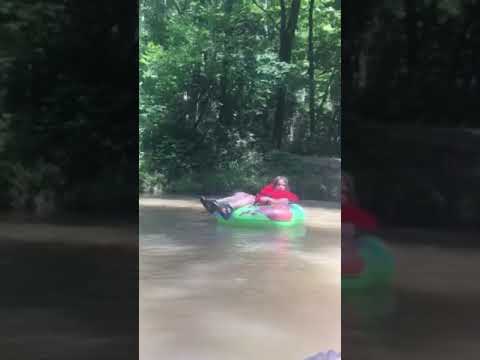 Learning to paddle a tube