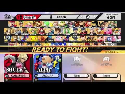 Donatos Biweekly 10/27 - Jaguar002 (Luigi/Alph) vs Carls493 (Shulk) - SSB4 Grand Finals