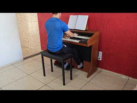 Hinário 5 - Prelúdio Meia-Hora - Hino 002 - De Deus tu és eleita - Órgão Tokai T1 Spinet