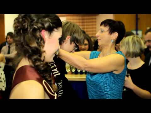 Maturitní ples 4. A 2014 - 06  Stužkování