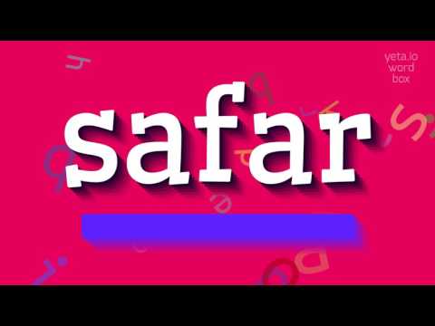 HOW TO SAY SAFAR? #safar