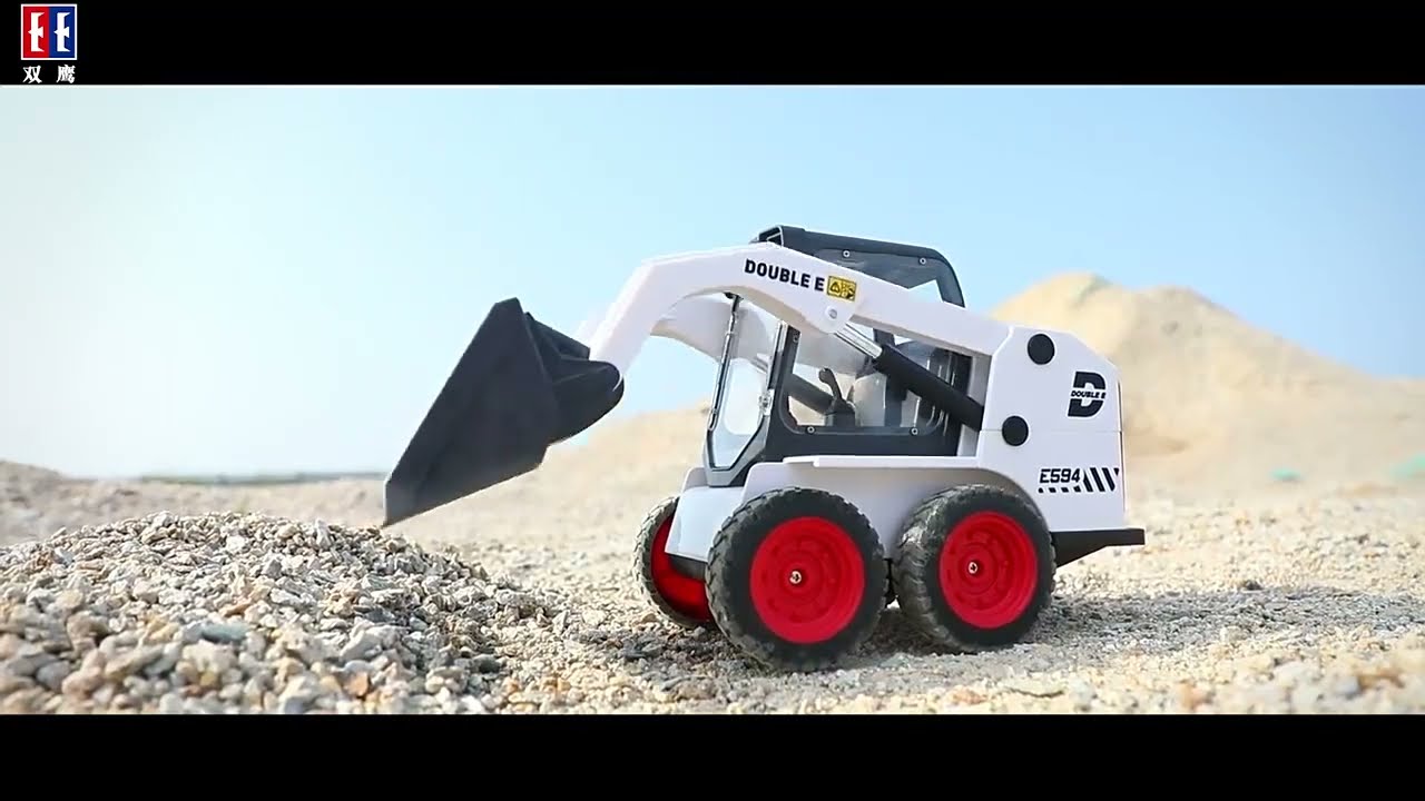 RC nakladač Bobcat 1:14, biely