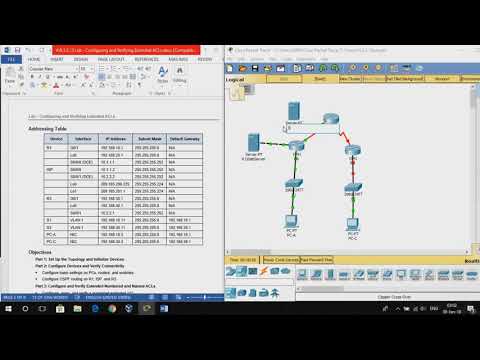 9.3.2.13-Lab-Configuring and Verifying Extended ACLs