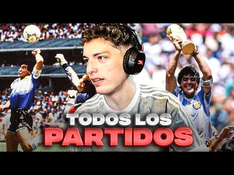 REACCION A TODOS LOS PARTIDOS DE ARGENTINA - MUNDIAL 1986