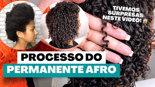 PERMANENTE AFRO EM CABELO CRESPO 4C | Nunca vi isso em toda a minha carreira! 😍